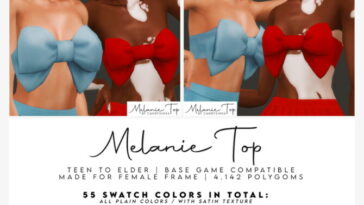 MELANIE TOP at Candy Sims 4