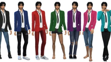Male Dishevelled Suit Top Mesh at Julietoon – Julie J