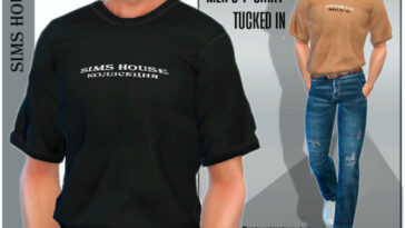 Men’s T-shirt tucked in by Sims House at TSR