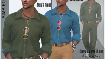 Men’s shirt with sunglasses by Sims House at TSR