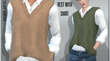 Men’s vest with shirt by Sims House at TSR