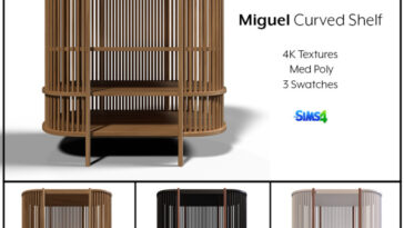 Miguel Curved Shelf at Paco Sims