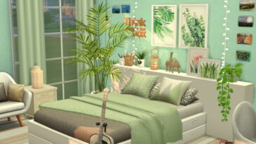 Mint Teen Bedroom by Flubs79 at TSR