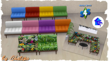 Modular Sofa Home design by Chalipo at All 4 Sims