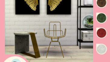 Nail Chair + Anello Table Set at PopSims Culture