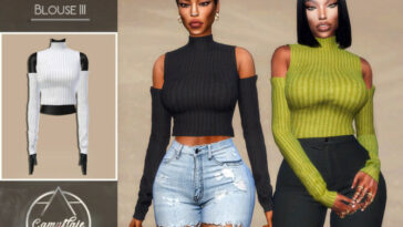 Nene Tops Blouse III by Camuflaje at TSR