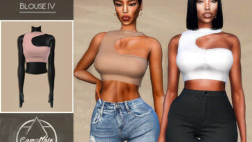 Nene Tops Blouse IV by Camuflaje at TSR