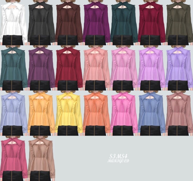 Night Blouse BD at Marigold