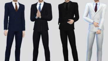 Noir Formal Suit by McLayneSims at TSR