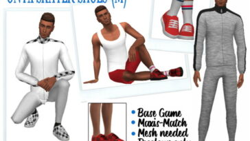 ONYXSIMS’ SKATER SHOES (M) at Sims4Sue