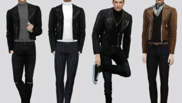 Pontius Leather Jacket by McLayneSims at TSR