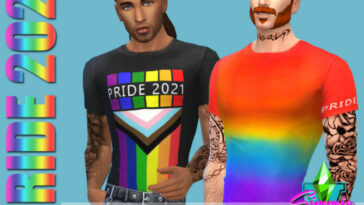Pride21 Teez by SimmieV at TSR