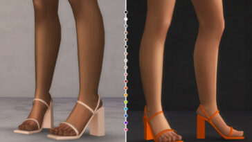 ROXANA heels by Plumbobs n Fries at TSR