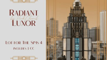 Radiant Luxor Skyscraper by PinkCherub at Mod The Sims 4