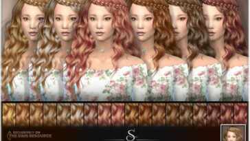 Recolor of Stealthic’s Genesis Hair by BAkalia at TSR