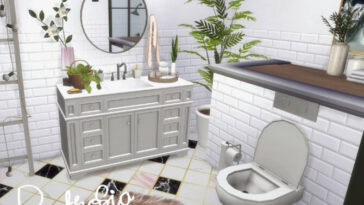 Retrosia bathroom by GenkaiHaretsu at TSR