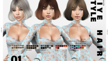 Riye Hairstyle by Leah Lillith at TSR