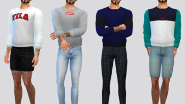 Rolled Jumper Shirt by McLayneSims at TSR