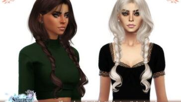 S-Club N100 Gia Hair Retexture at Shimydim Sims