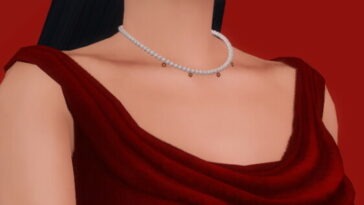 SILK DRESS at Candy Sims 4