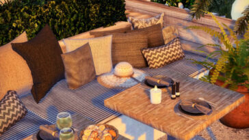 Santa Monica’s Patio Hideaway at Sims4 Luxury