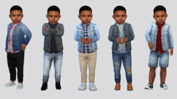 Santoro Denim Jacket Toddler by McLayneSims at TSR