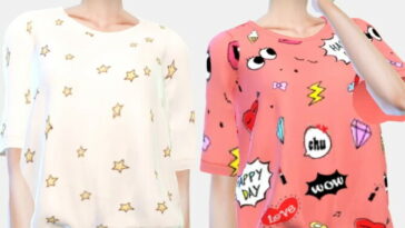 SecretPink T08 tee at Studio K-Creation