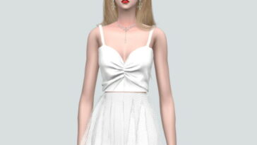 Shirring OS Crop Top V2 at Marigold