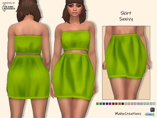 Skirt Sunivy by MahoCreations at TSR