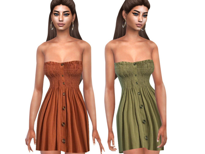 Smocked Summer Dresses by Saliwa at TSR