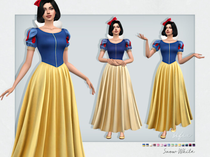 Snow White Dress by Sifix at TSR