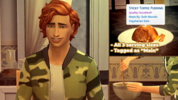 Sticky Toffee Pudding Custom Recipe by RobinKLocksley at Mod The Sims 4