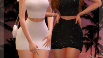 Strap Skirt The Perfect Night by Dissia at TSR