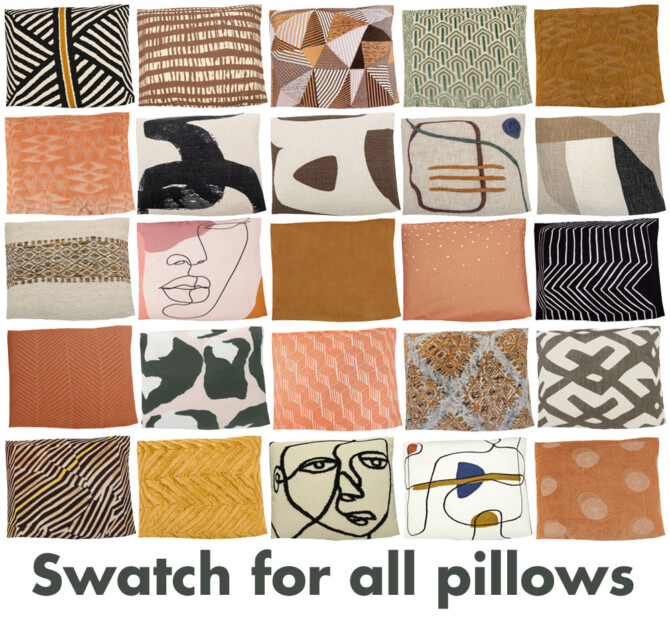 Summer 21 pillows at Riekus13