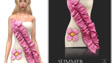 Summer Dress C428 by turksimmer at TSR