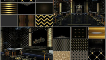 The Perfect Night Black&Gold Club Wallpaper by Moniamay72 at TSR