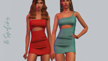 The Perfect Night Cut-out Dress by laupipi at TSR