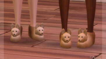 The Perfect Night Dog Slippers by Dissia at TSR