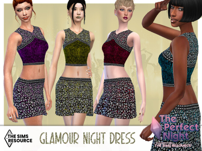 The Perfect Night Glamour Dress by Pelineldis at TSR