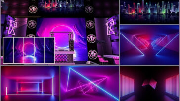 The Perfect Night Purple Abstract Club Murals by Moniamay72 at TSR