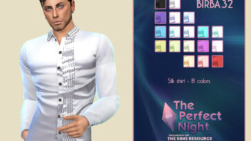 The Perfect Night Silk shirt by Birba32 at TSR