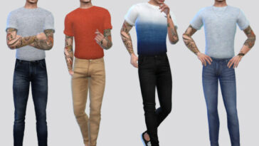 Tucked Basic Rolled Tees by McLayneSims at TSR