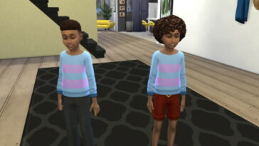Undertale sweaters (Chara, Frisk, Asriel) by sandersfan22 at Mod The Sims 4