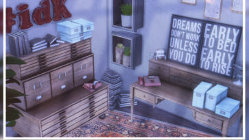 Vintage Office by simspaces at TSR