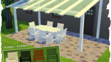 Visa garden set by Chalipo at All 4 Sims