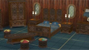 Vitasims’s Casablanca Furniture Conversion by Clara at All 4 Sims