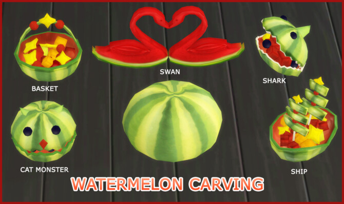 WATERMELON CARVING at Icemunmun