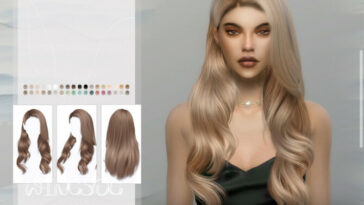 WINGS-TO0613 hair by wingssims at TSR