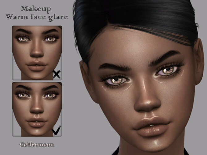 Warm face glare (Makeup) by coffeemoon at TSR
