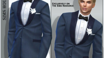Wedding blazer for men by Sims House at TSR